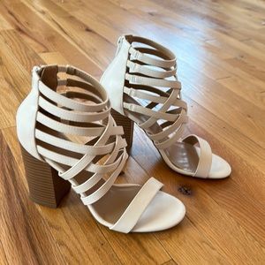 White Heels, Size 8
